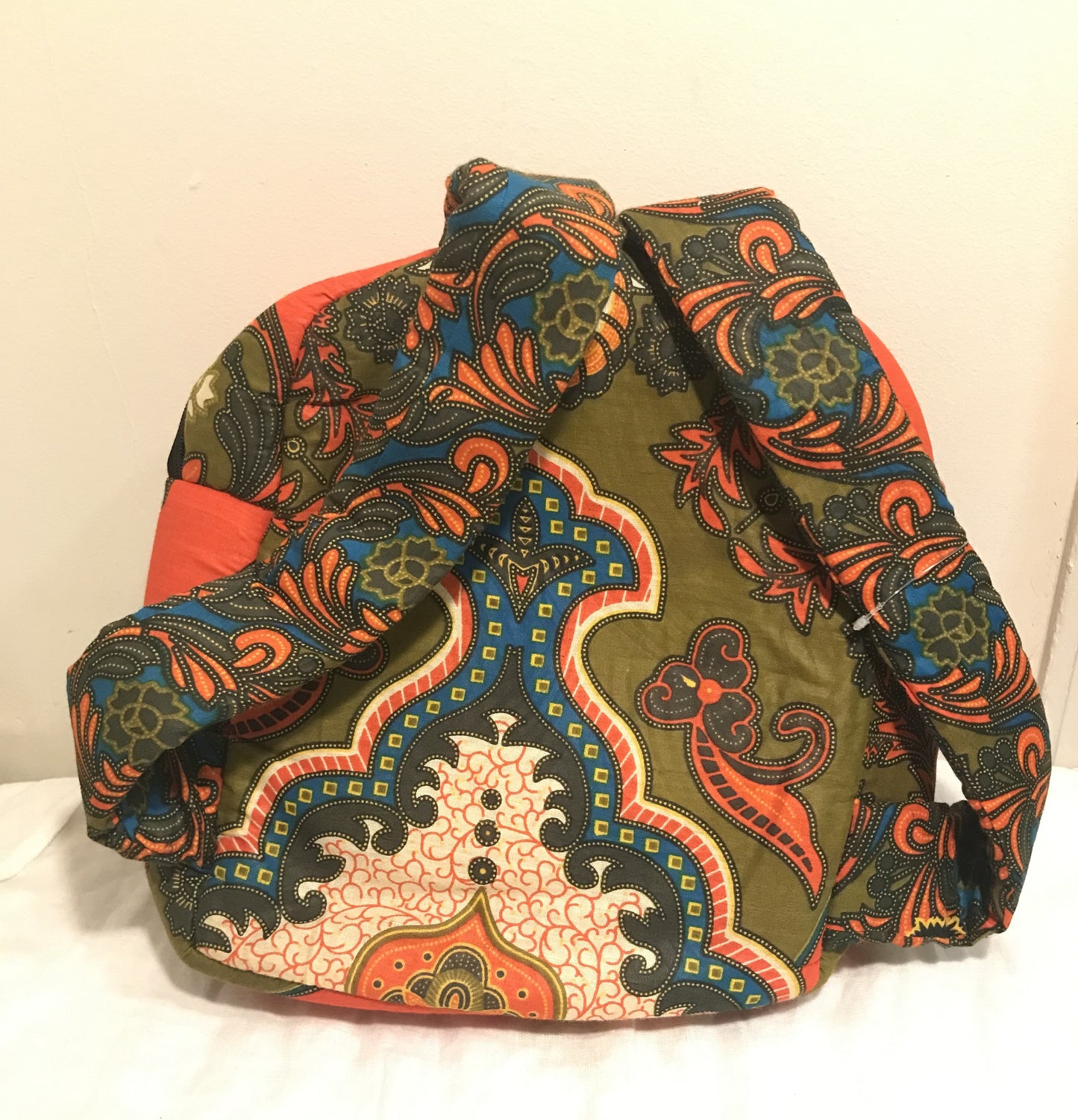 African Print Backpack 13" x 11" Unlined