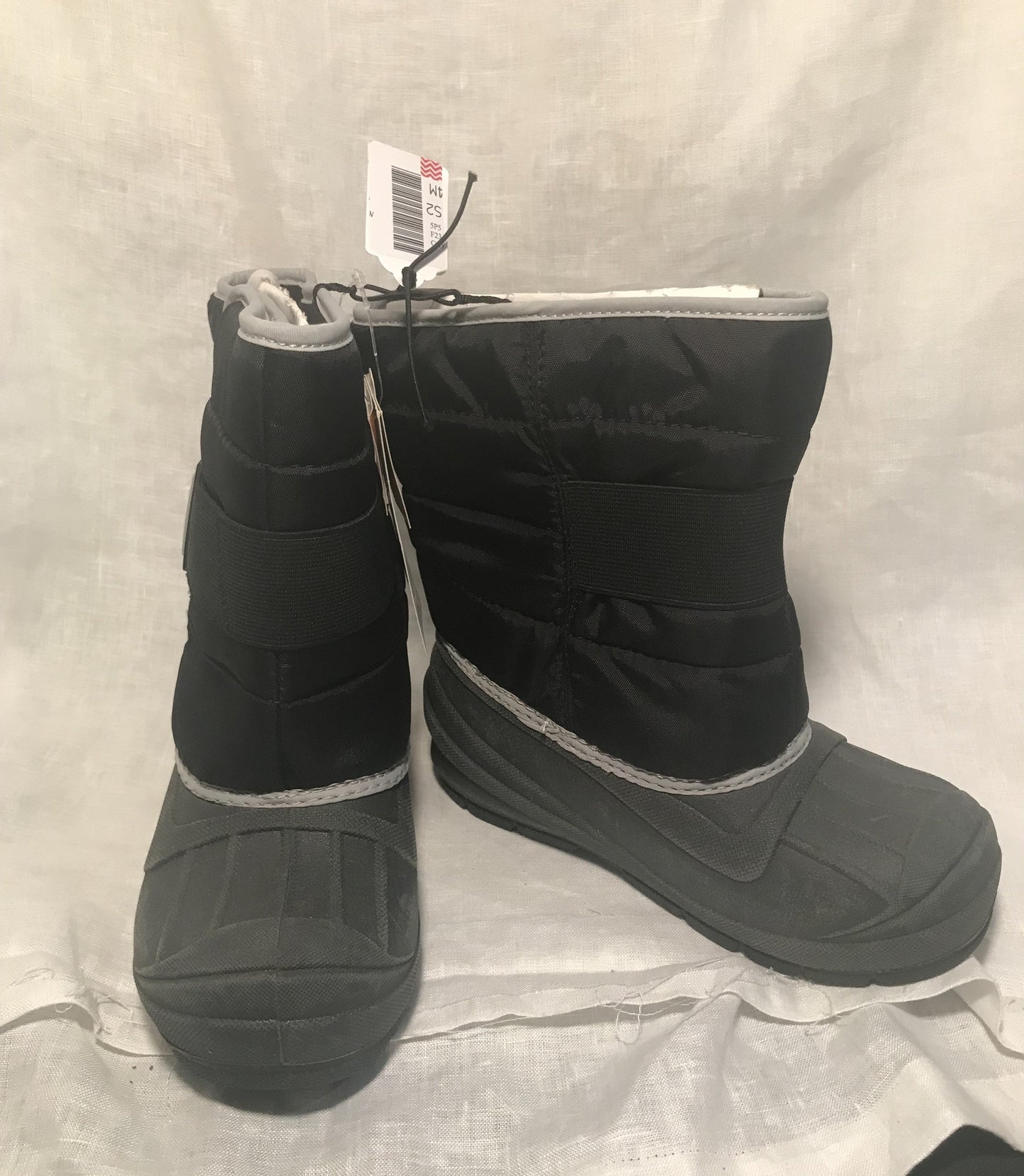 Black & Gray Boots- Sizes 12