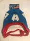 Captain America Laplander Beanie Hat Boys One Size Marvel Red White Blue