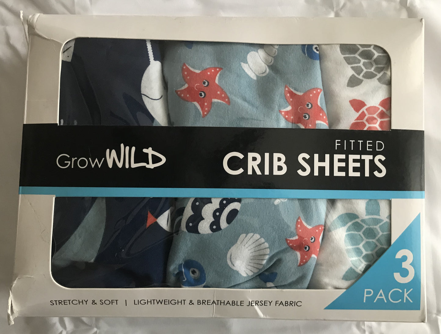 Grow Wild- Fitted Crib Sheets 3 pack