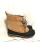Tan & Black Boots- Sizes 3